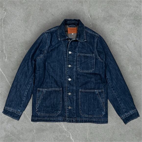 Lucky Brand x Yellowstone Denim Chore Sz Medium Jacket Lined Limited Edition - Picture 2 of 12